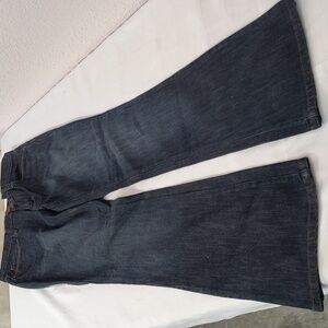 NY & Co. Westside Flare Dark Wash Denim Jeans Size 12 Average